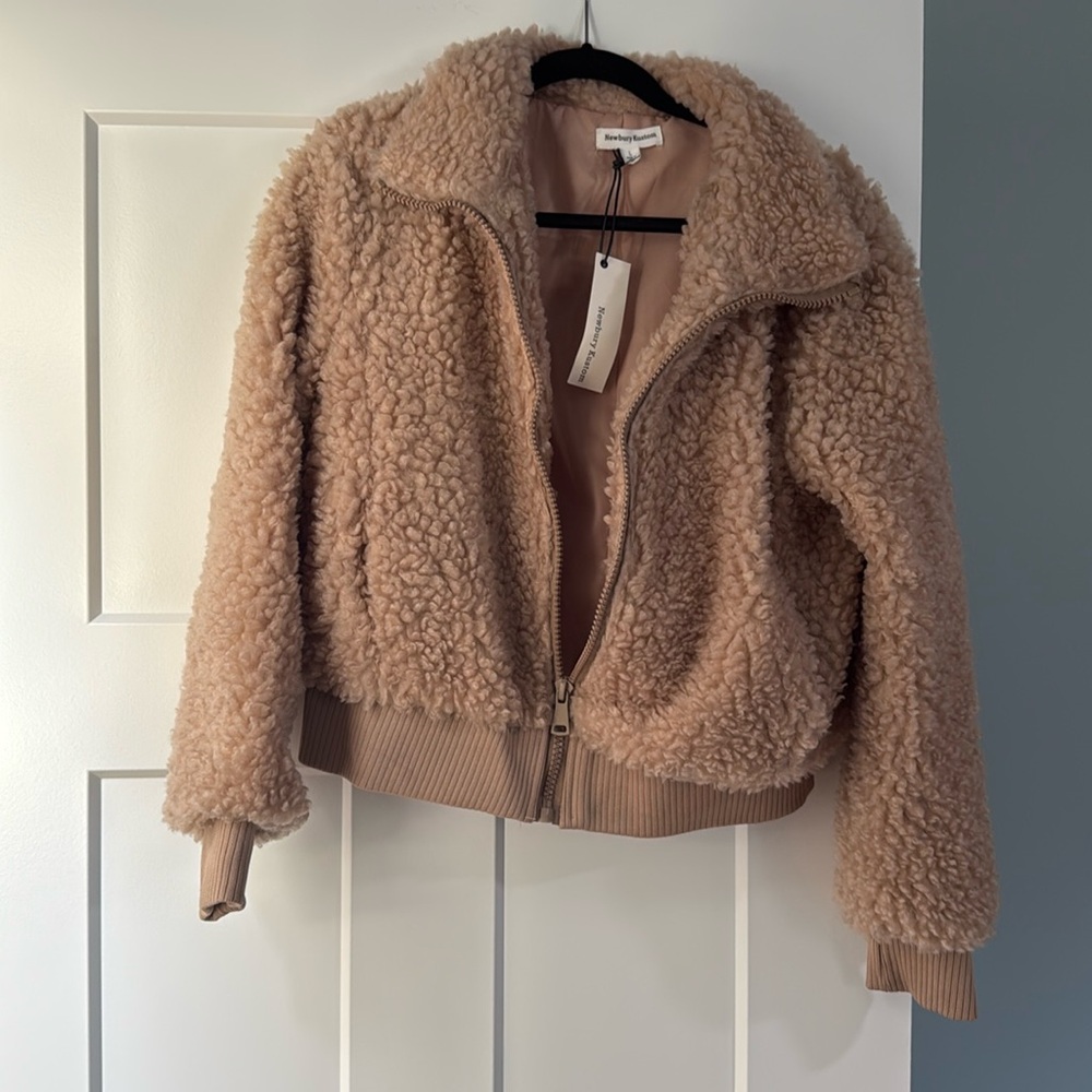 NWT fuzzy jacket